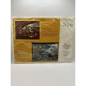 VTG NOS 1982 The Creative Circle SANDPIPERS Kit 0326 Embroidery Kit Birds